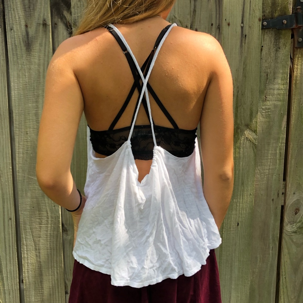 Hollister Drawstring Halter Tank
